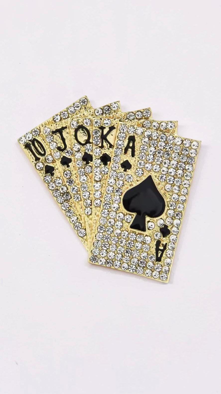PLAYIN' WITH A FULL DECK (BROOCH)