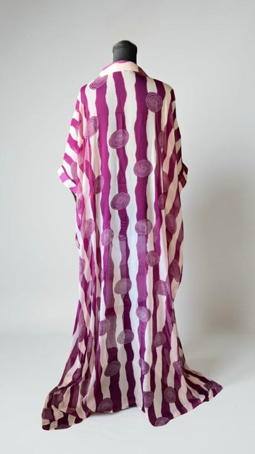 THE YORUBA VACATION KAFTAN (PURPLE)