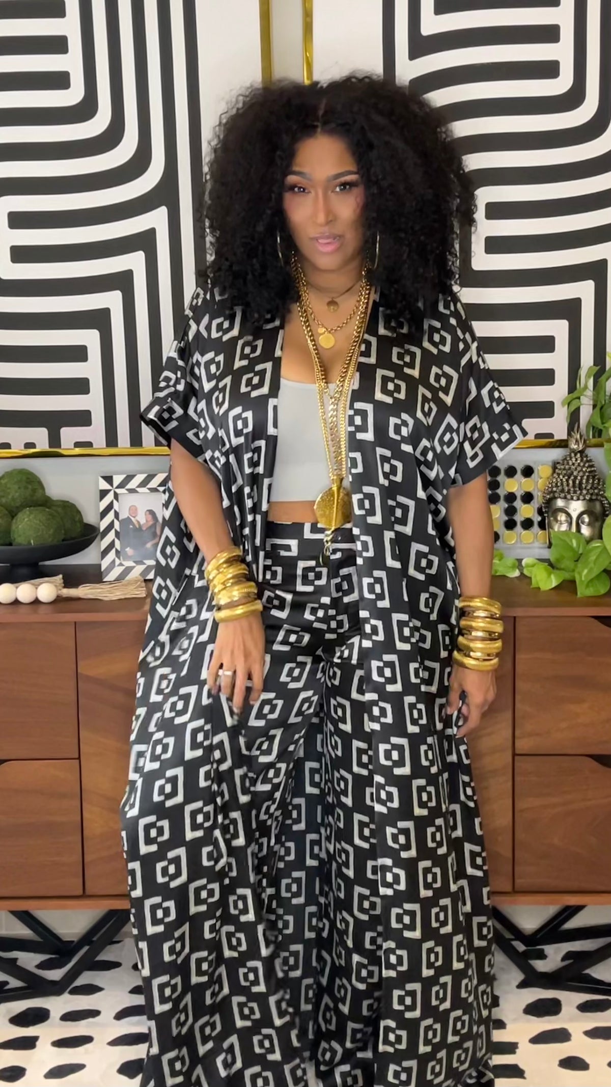 THE DILLY DALLY SET (2 PIECE)- BLACK & GREY