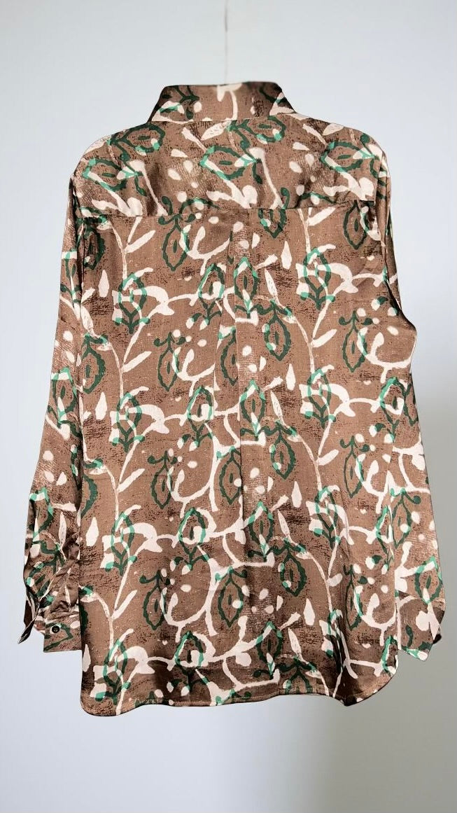 (FINAL SALE) THE ALWAYS READY PANT SET (BROWN)~SAMPLE