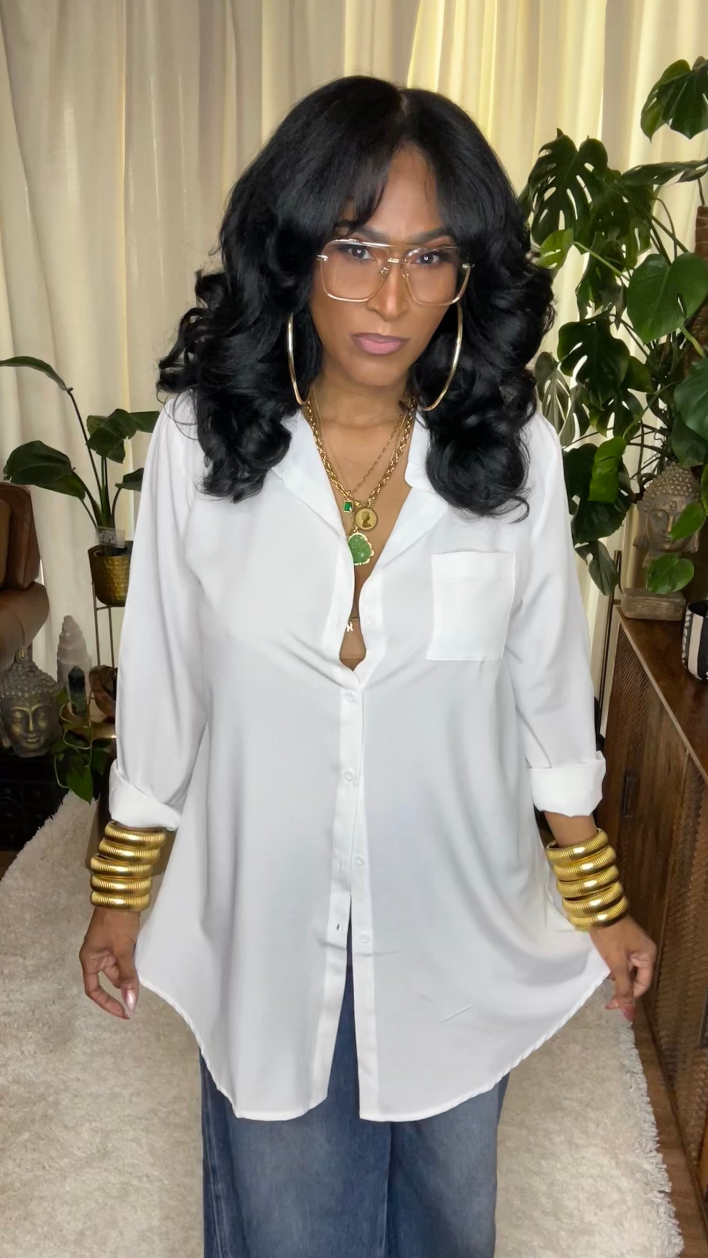 MY FAVORITE BUTTON UP