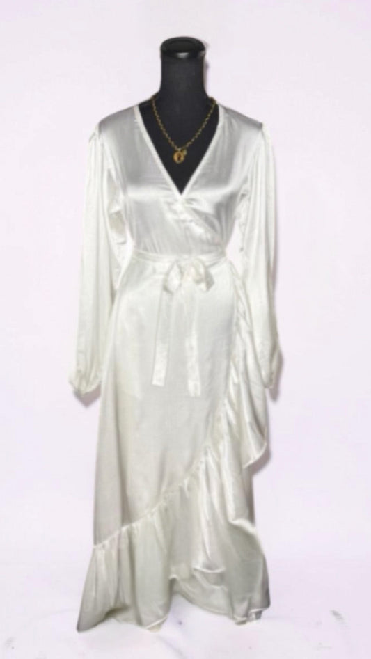 THE SOLID WRAP DRESS