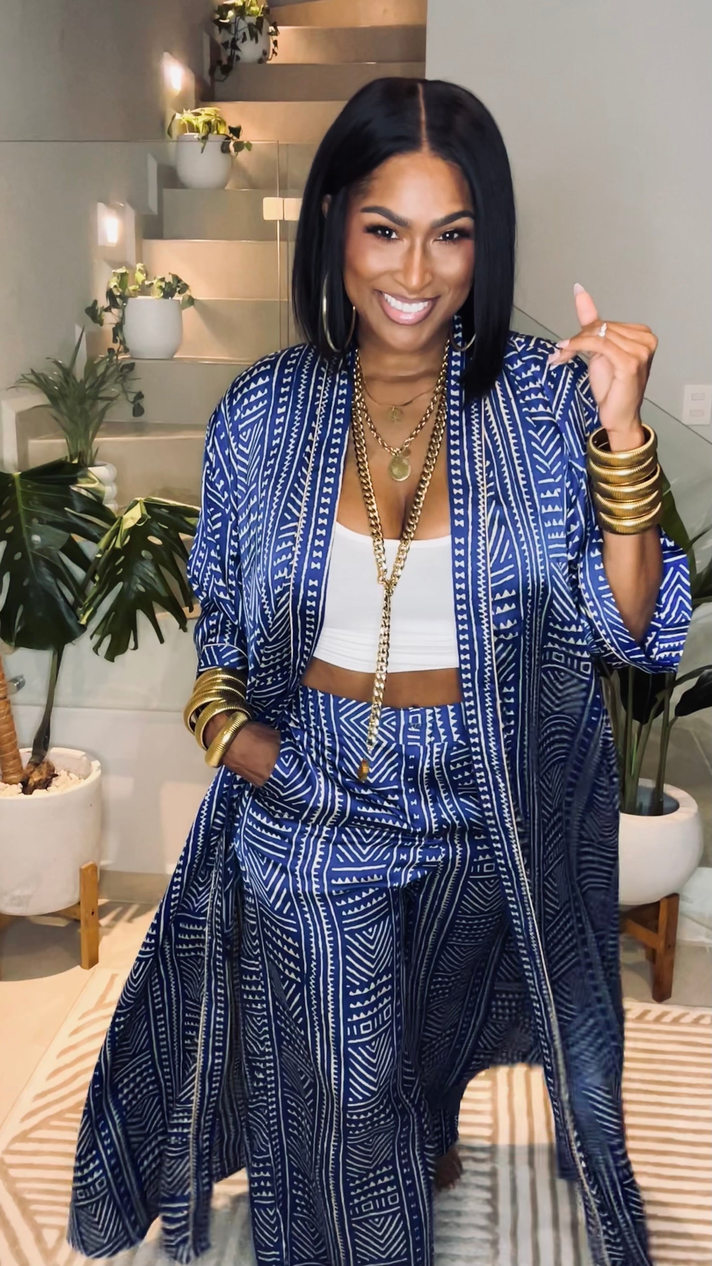 THE LUXE PANT SET (AZUL): 1ST EDITION **CAN NOT RESTOCK**