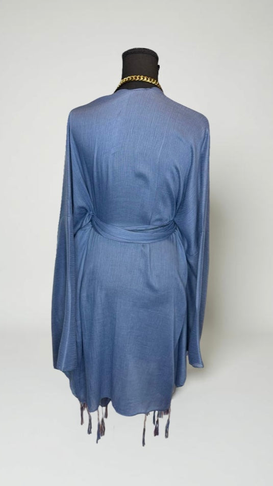 (FINAL SALE ) THE CHAMBRAY SHORTEE (BLOOPER)