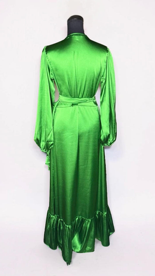 THE SOLID WRAP DRESS