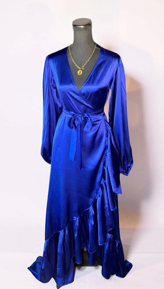 THE SOLID WRAP DRESS