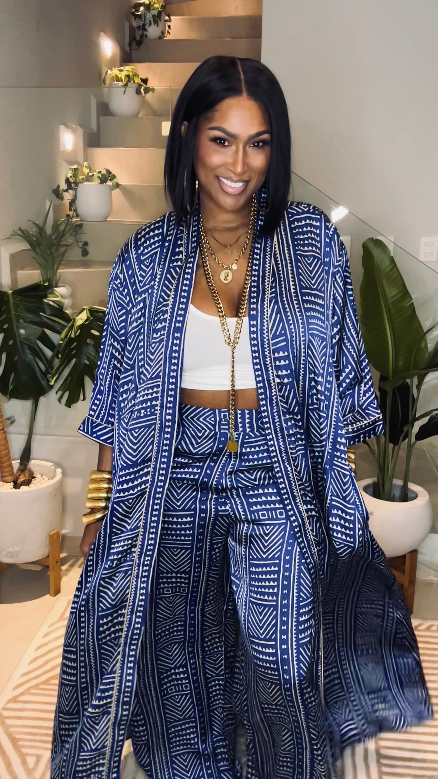 THE LUXE PANT SET (AZUL): 1ST EDITION **CAN NOT RESTOCK**