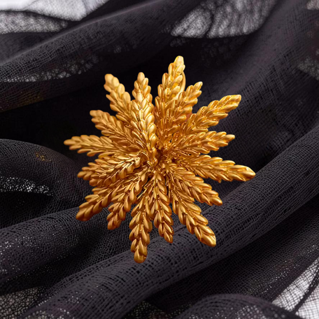THE GOLD BLUME (BROOCH)