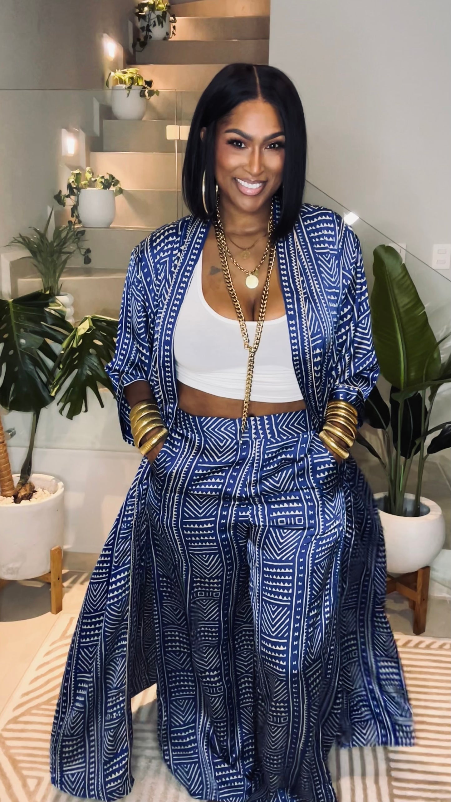THE LUXE PANT SET (AZUL): 1ST EDITION **CAN NOT RESTOCK**