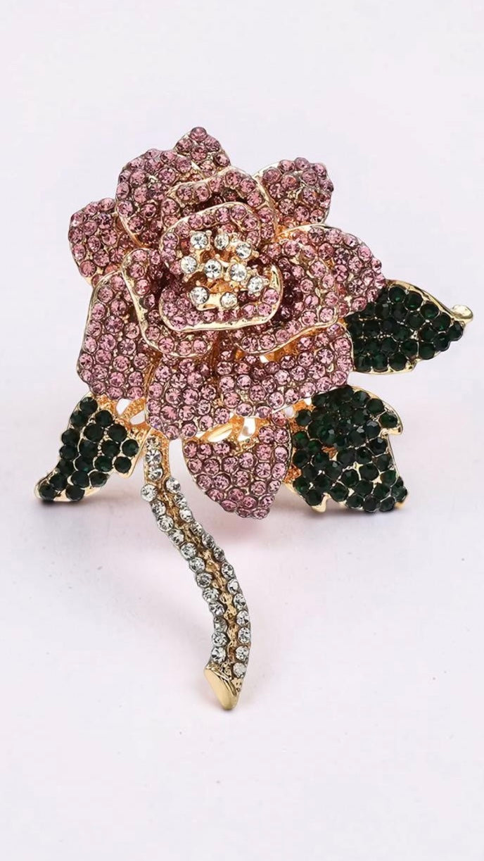 A ROSE FOR THE LADY (BROOCH)