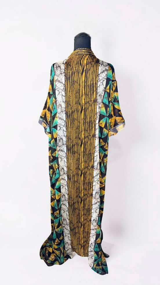 THE NAIROBI VACATION SET (2 PIECE SET) GREEN/MUSTARD