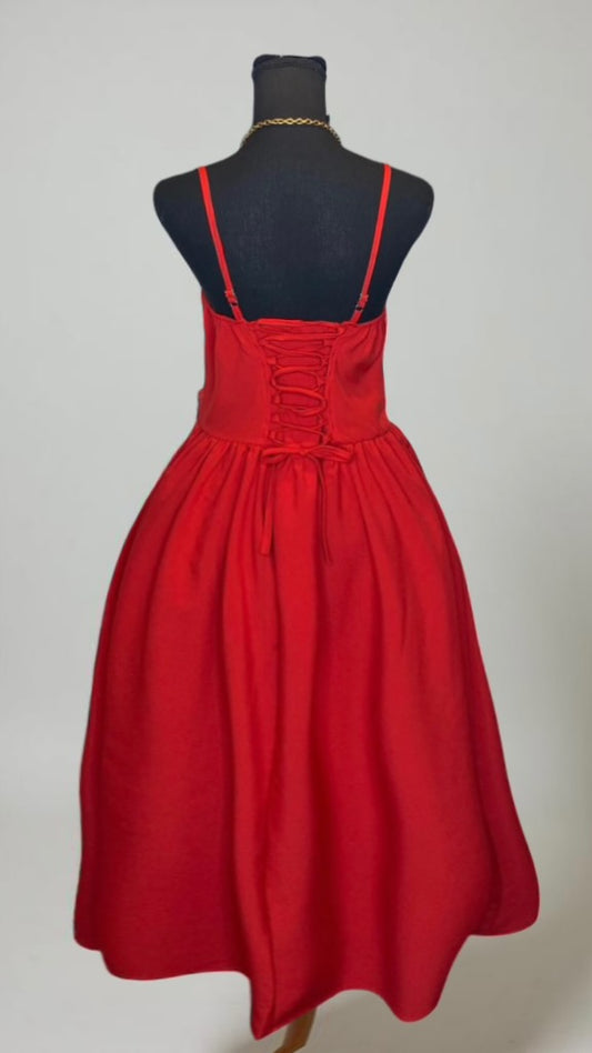 THE MIDI DRESS (RED)