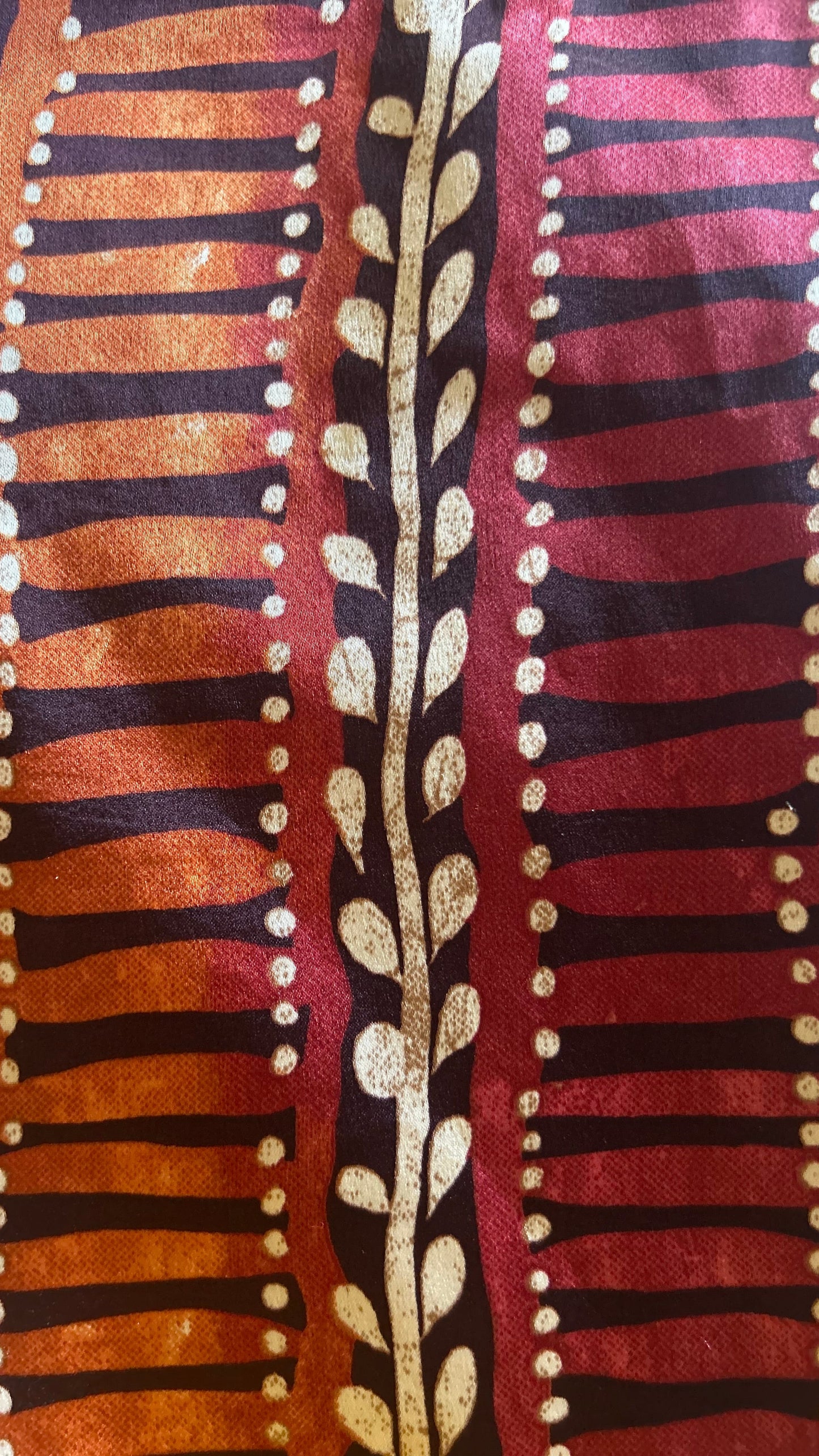 THE ASANTI' SET (2 PIECE SET)- MAROON & RUST