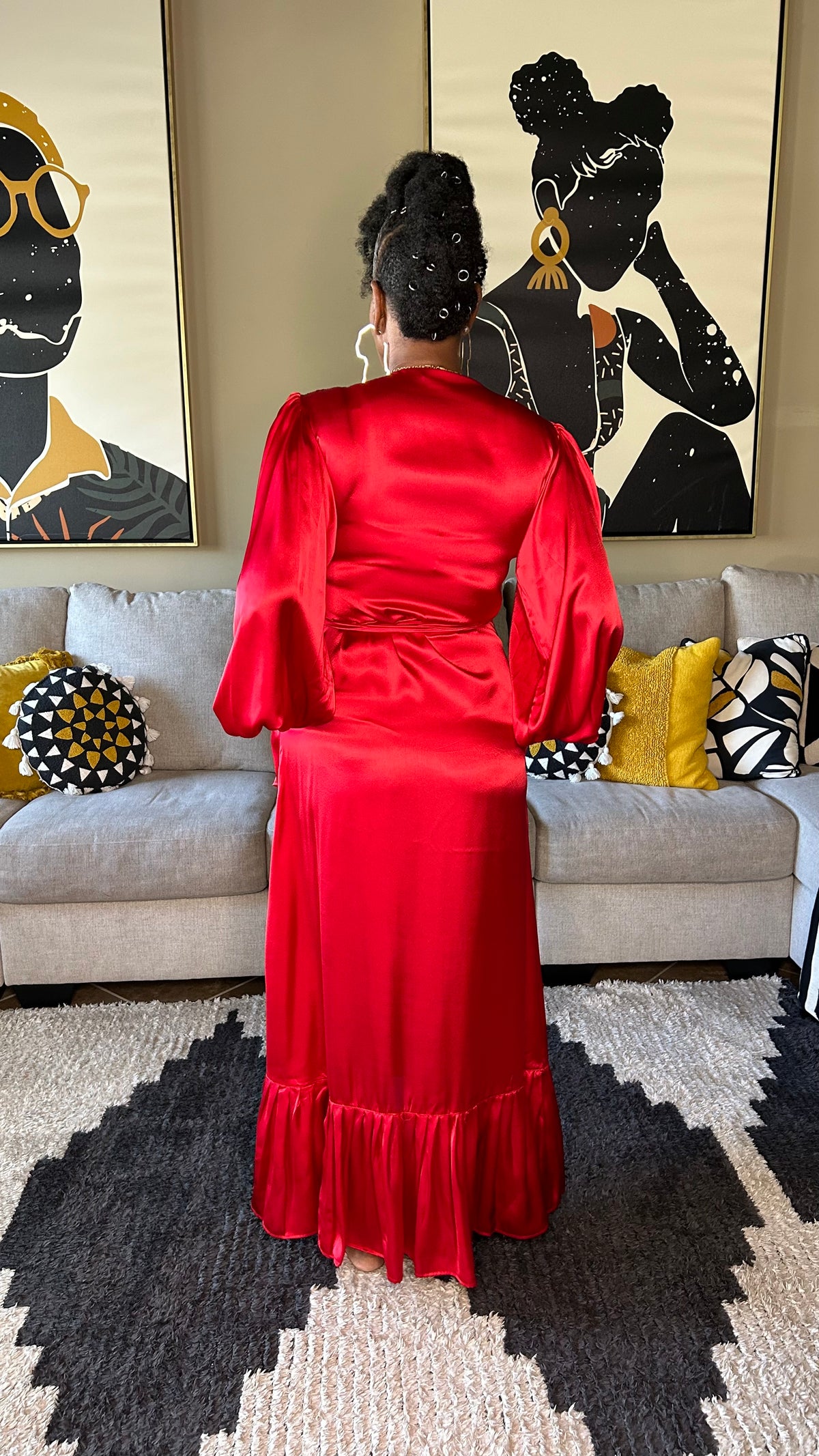 THE SOLID WRAP DRESS