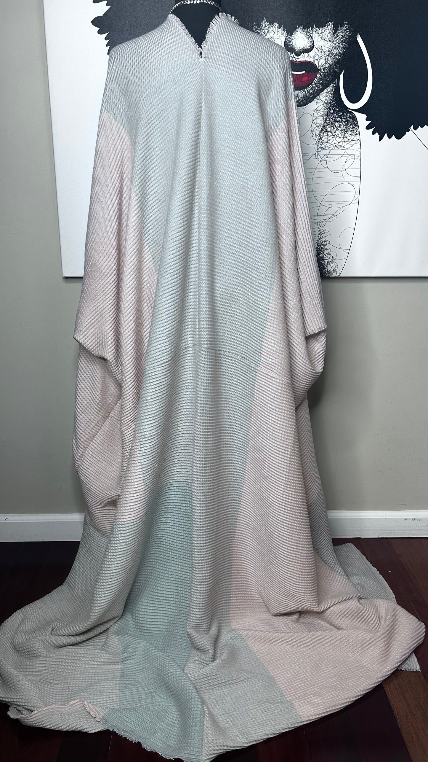 SHE'S CUTE: THE KARDIGAN (LIGHT PINK/ GREY)