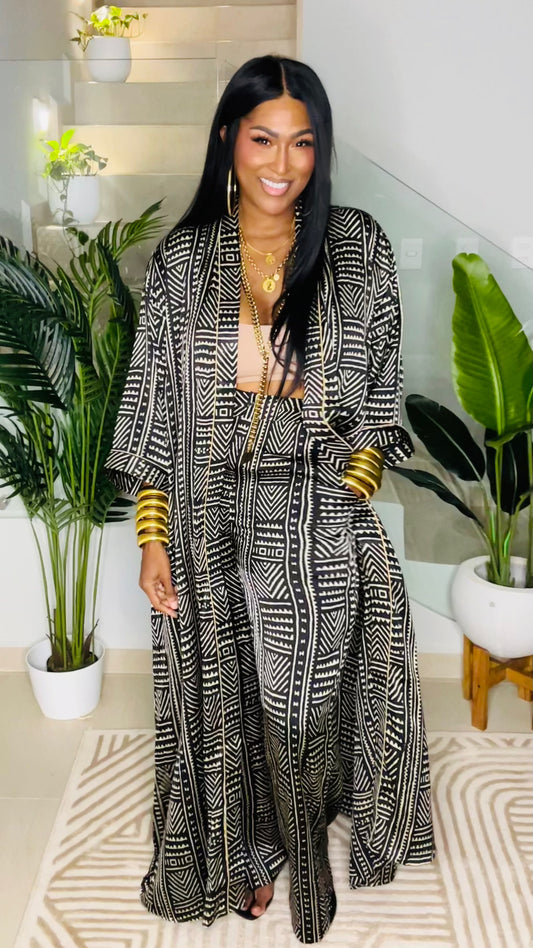 THE LUXE PANTS SET (ONYX)