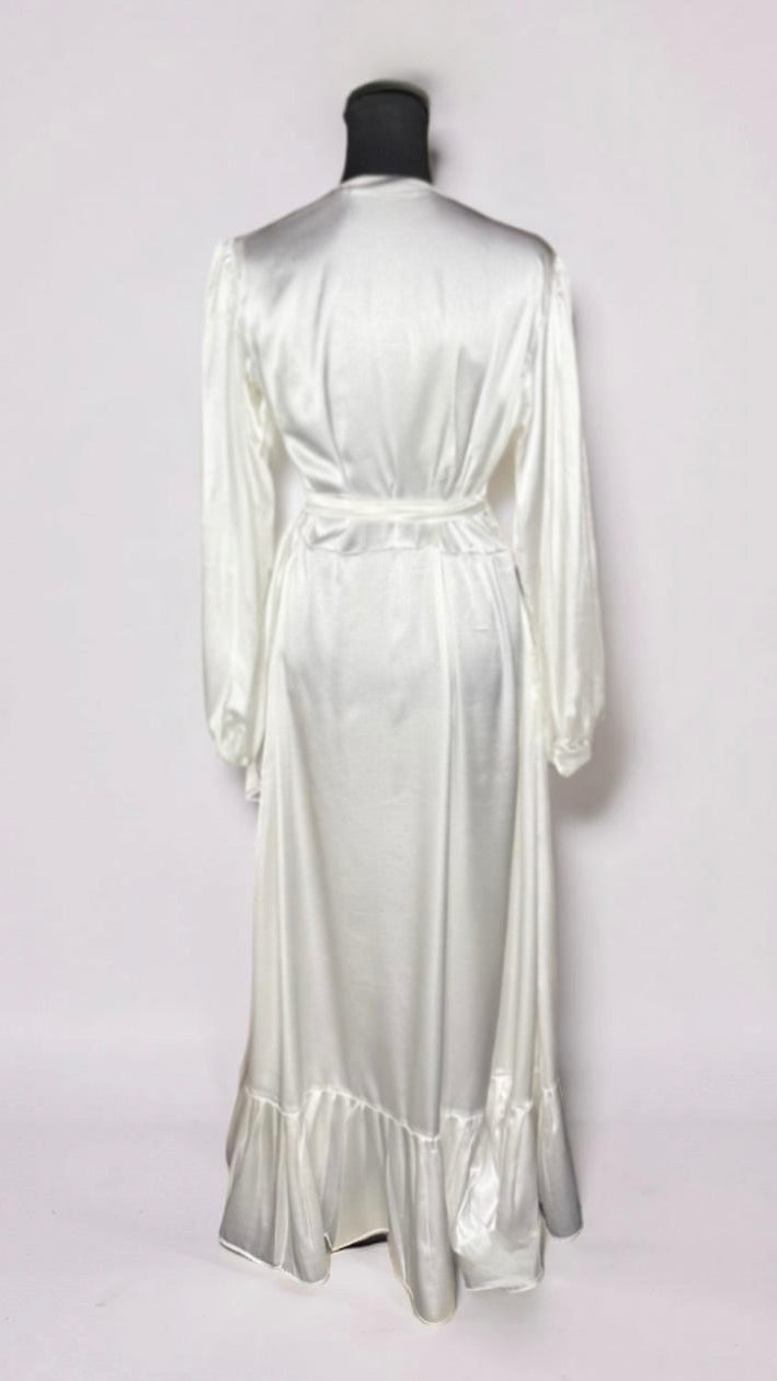THE SOLID WRAP DRESS