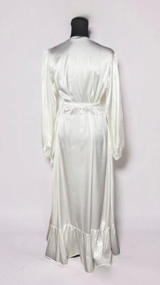THE SOLID WRAP DRESS