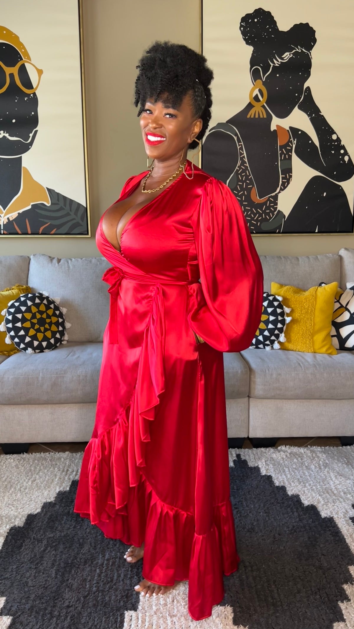 THE SOLID WRAP DRESS