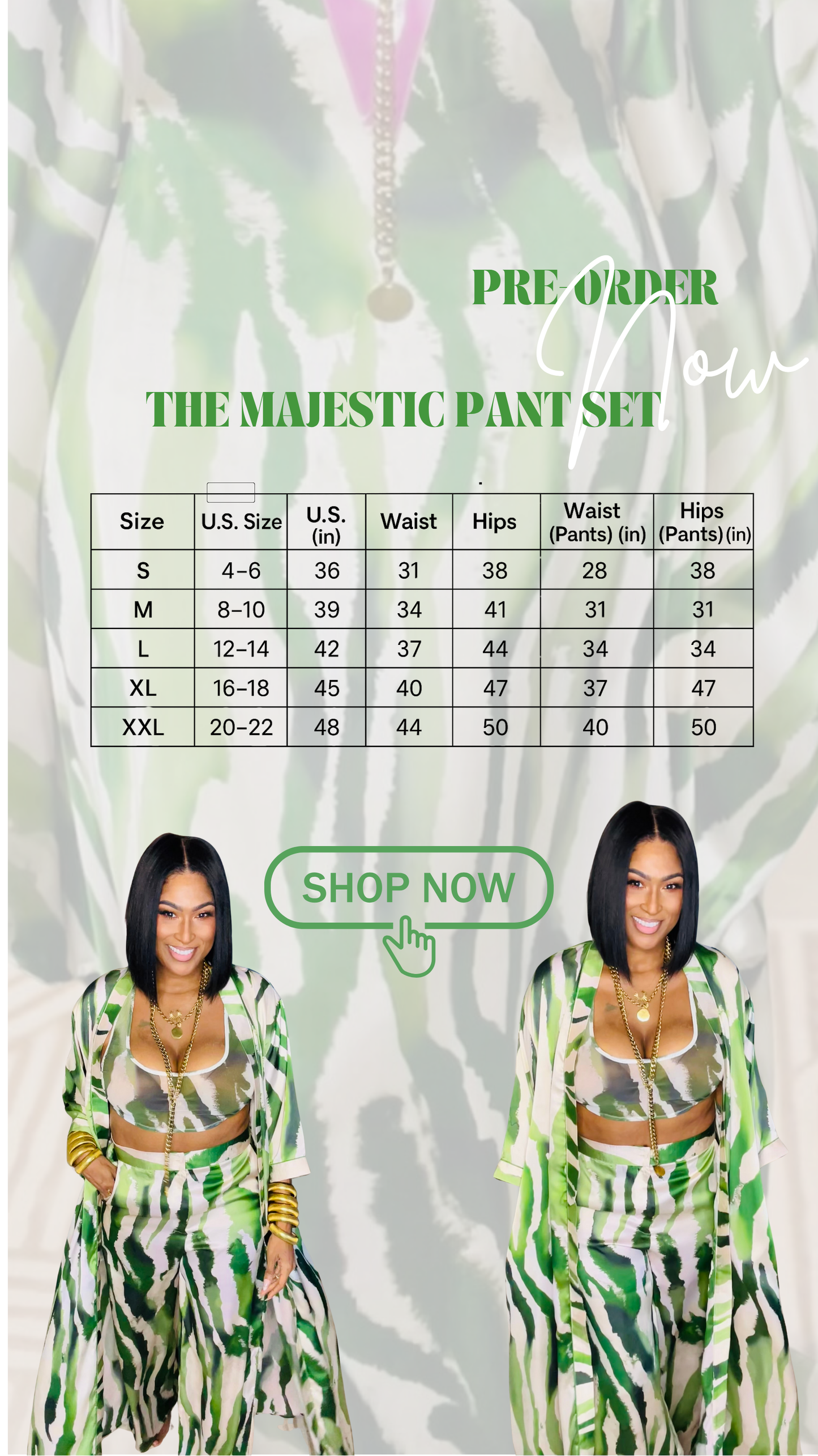 THE MAJESTIC PANT SET (2 PIECE)
