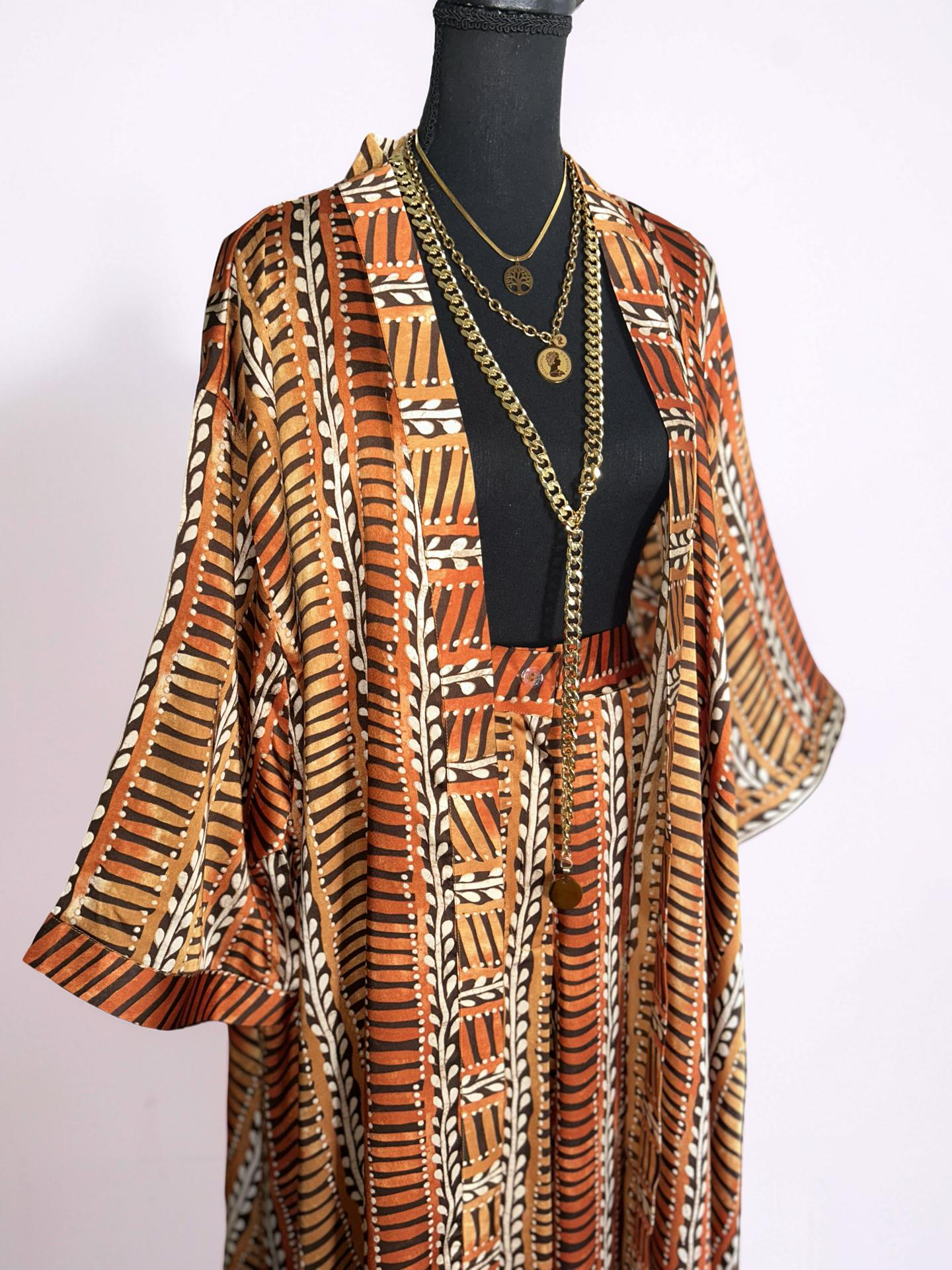 THE ASANTI SET (2 PIECE SET)- AMBER & ORANGE