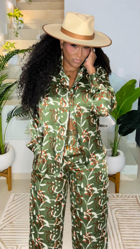 THE ALWAYS READY PANT SET (AVOCADO GREEN)