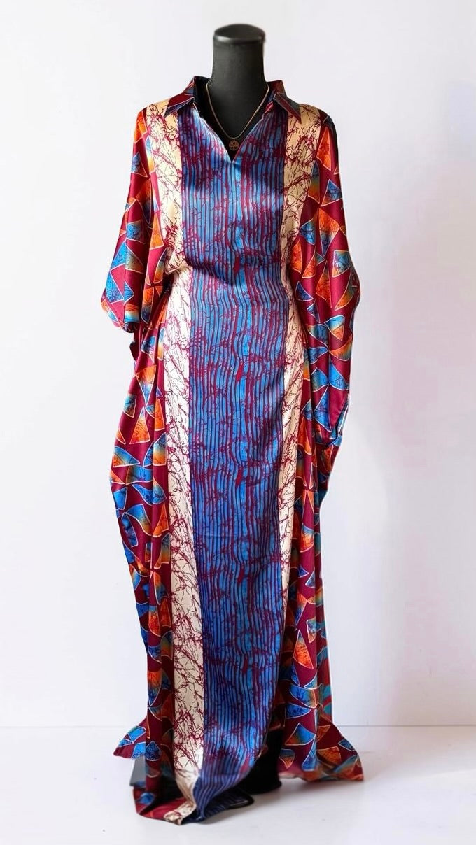THE NAIROBI SISTER (BLUE/DARK RED)