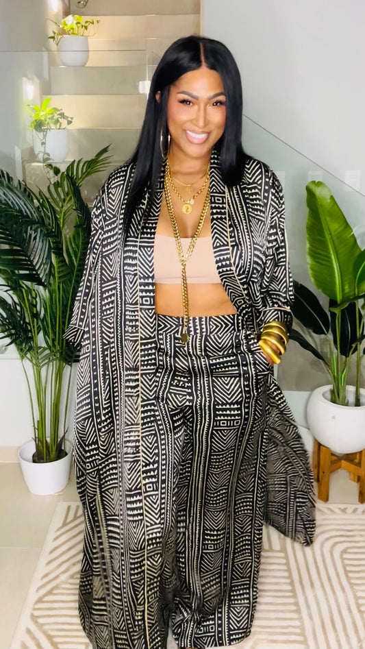 THE LUXE PANTS SET (ONYX)