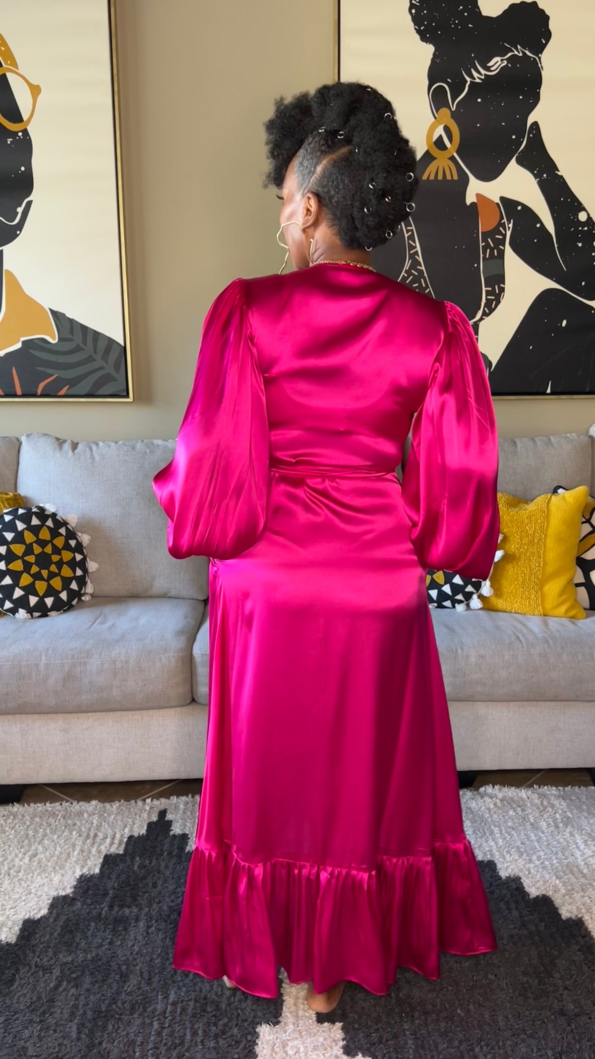 THE SOLID WRAP DRESS