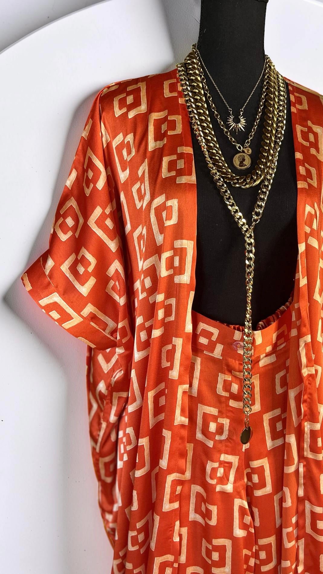 THE DILLY DALLY SET (2 PIECE SET)- MANDARIN