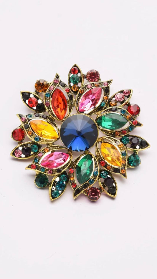 THE JEWELED FLOWER (BROOCH)