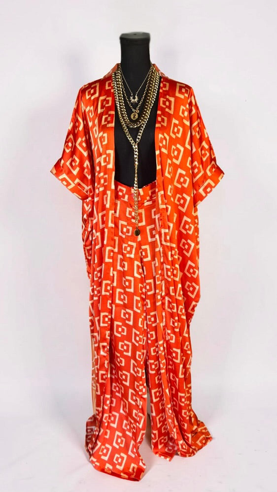 THE DILLY DALLY SET (2 PIECE SET)- MANDARIN