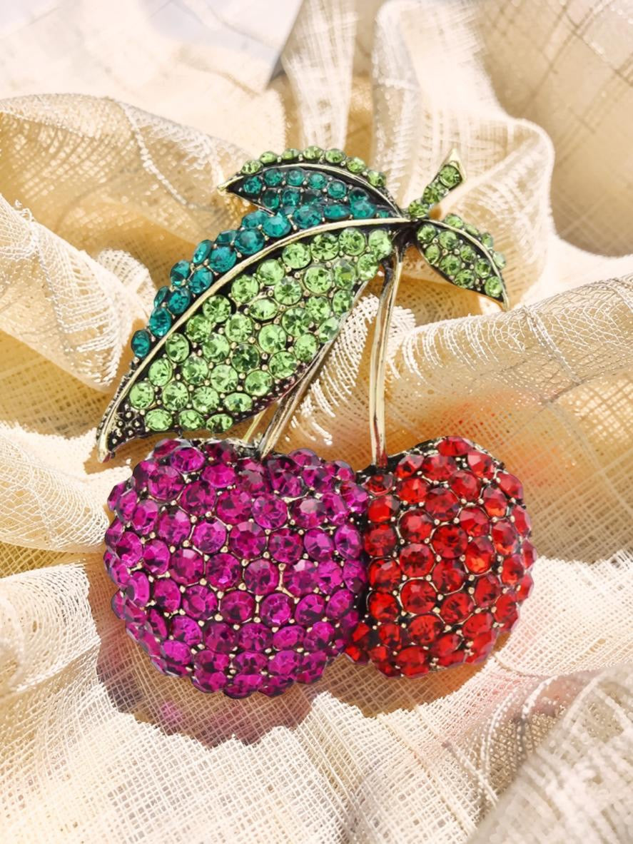 CHERRY CHERRIES (BROOCH)