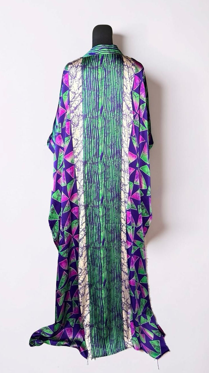 THE NAIROBI SET (2 PIECE SET) GREEN/PURPLE