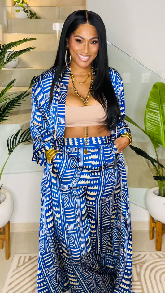 THE LUXE PANT SET (AZUL): 2ND EDITION