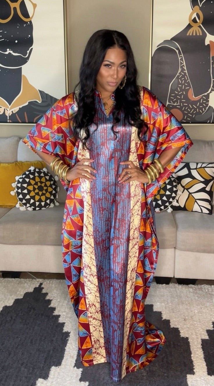 THE NAIROBI SISTER (BLUE/DARK RED)