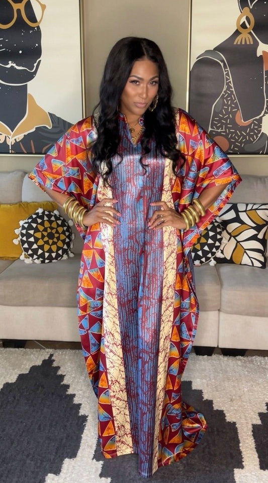 THE NAIROBI SISTER (BLUE/DARK RED)