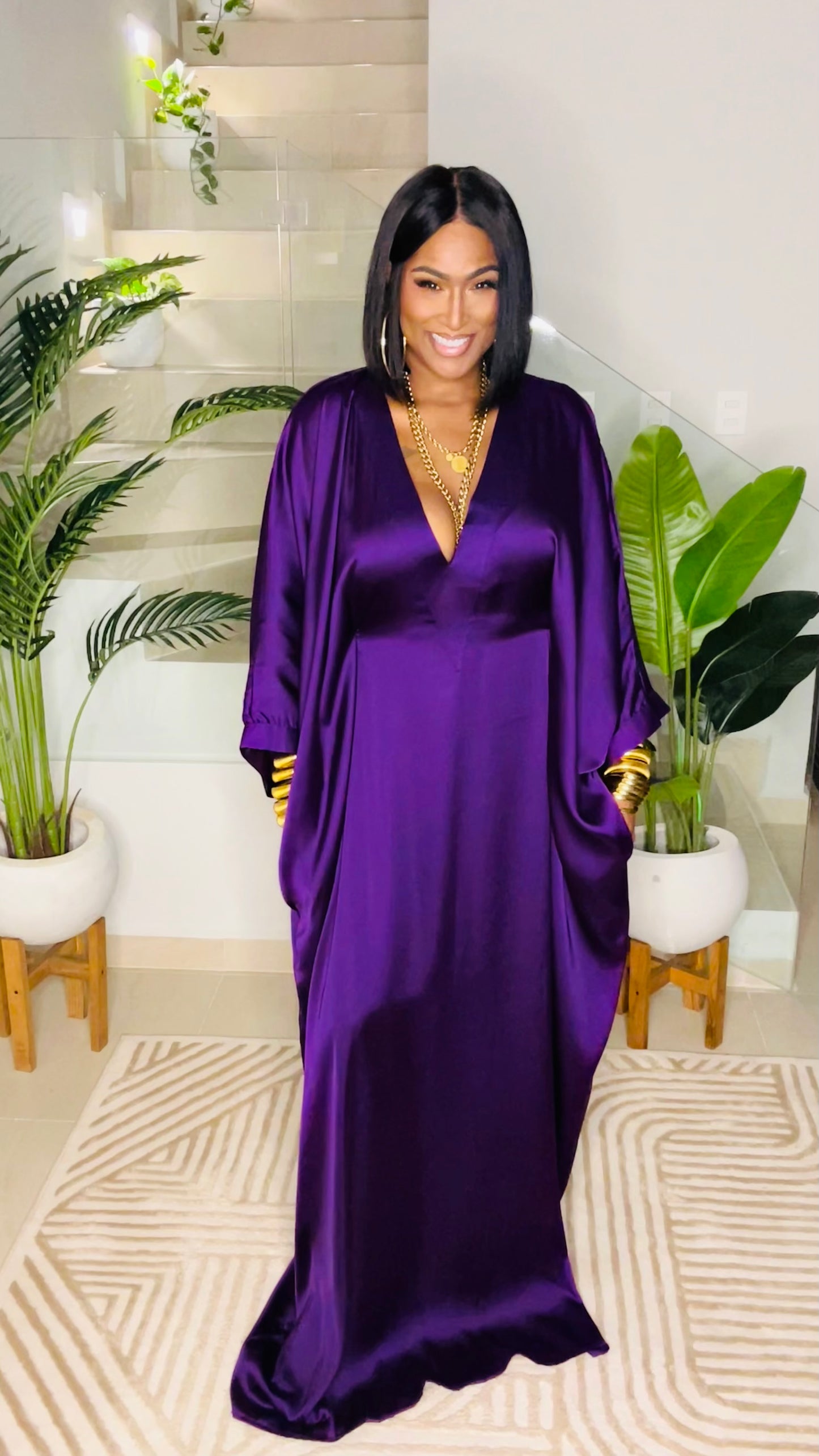 SHE'S SOLID (DEEP AMETHYST): TALL LENGTH ( Up to 6'1)