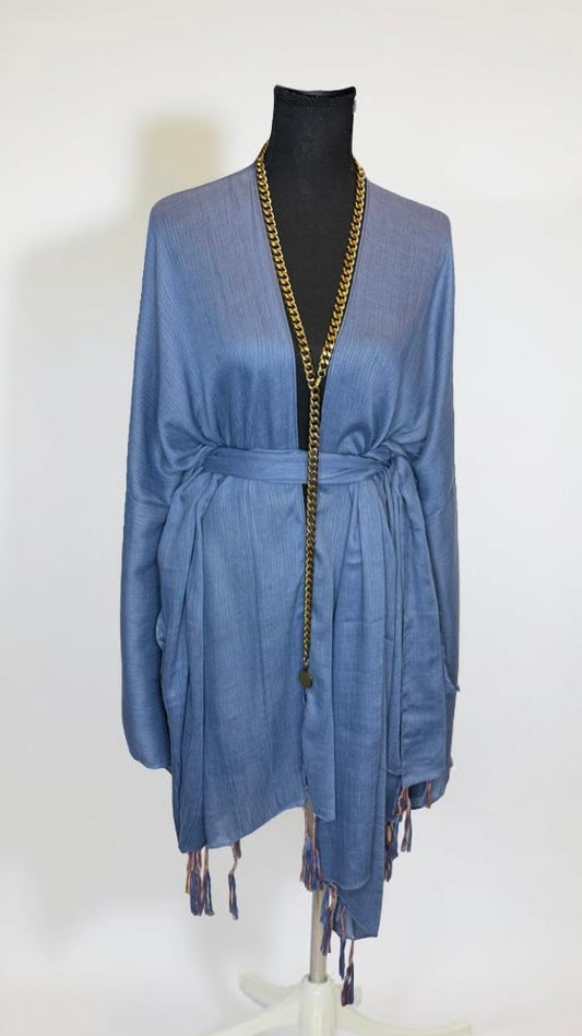 (FINAL SALE ) THE CHAMBRAY SHORTEE (BLOOPER)