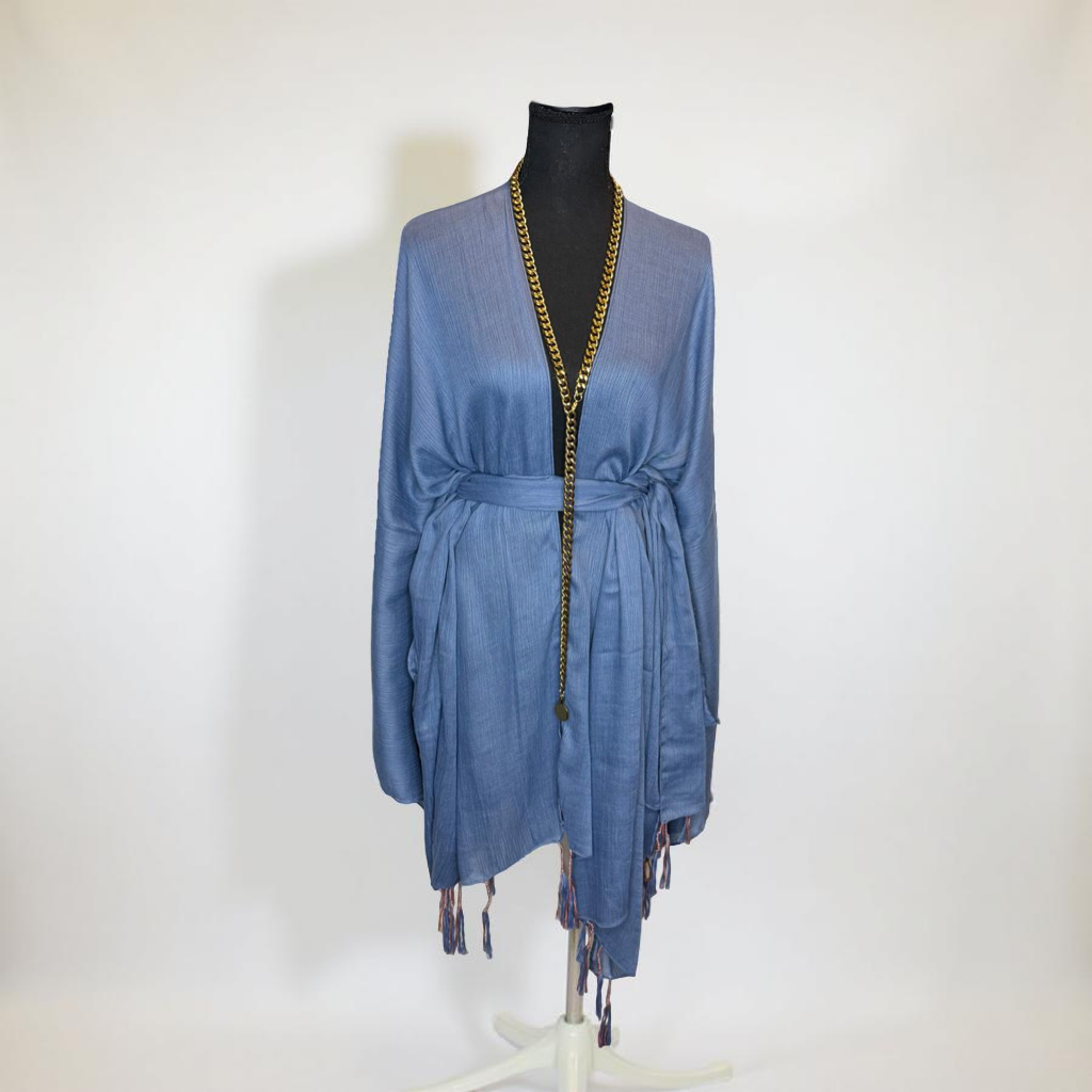 (FINAL SALE ) THE CHAMBRAY SHORTEE (BLOOPER)
