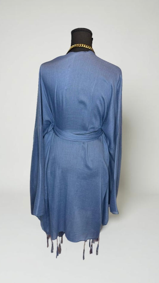 (FINAL SALE ) THE CHAMBRAY SHORTEE (BLOOPER)