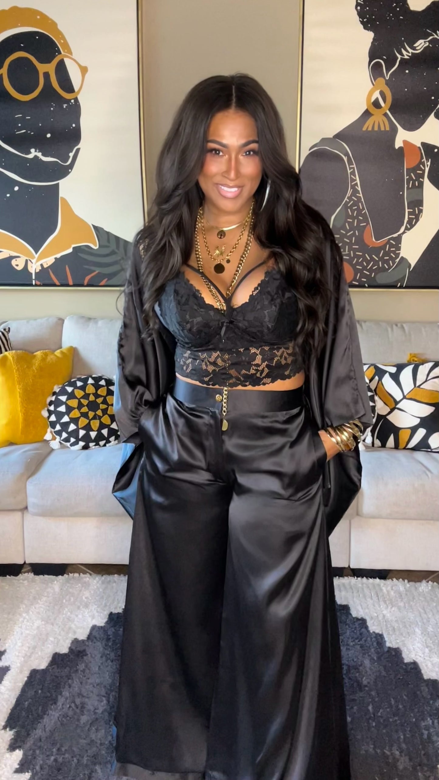 THE ETHEREAL PANT SET (BLACK)