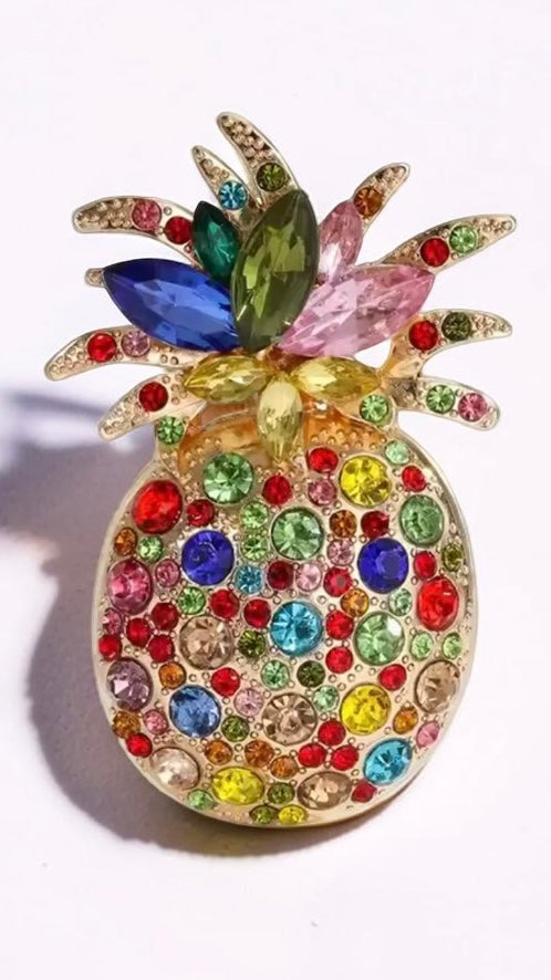 PINEAPPLES II (BROOCH)