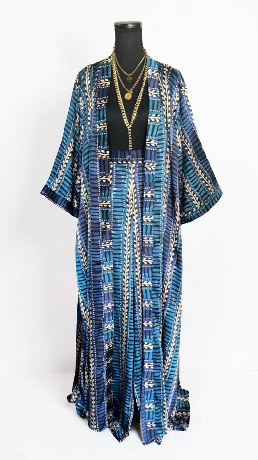 THE ASANTI SET (2 PIECE SET)- BLUE