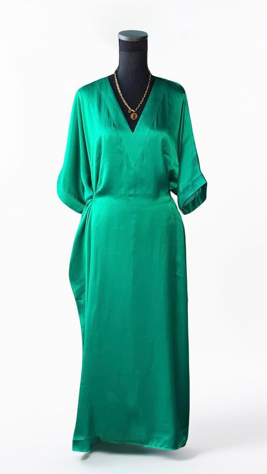 (FINAL SALE) SHE'S TRANSPARENT: GREEN  (BLOOPER) PETITE LENGTH