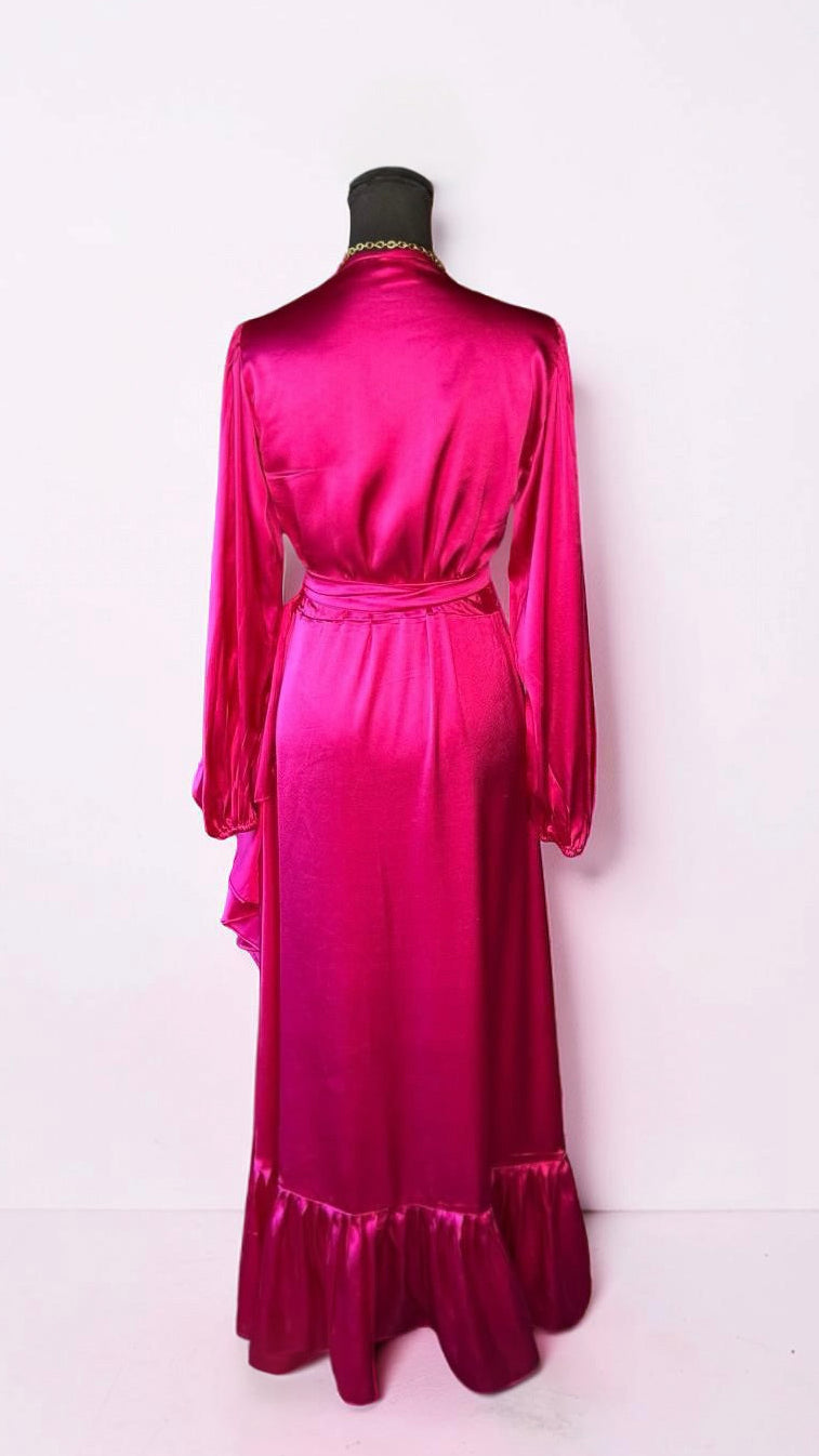 THE SOLID WRAP DRESS