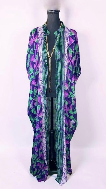 THE NAIROBI SET (2 PIECE SET) GREEN/PURPLE