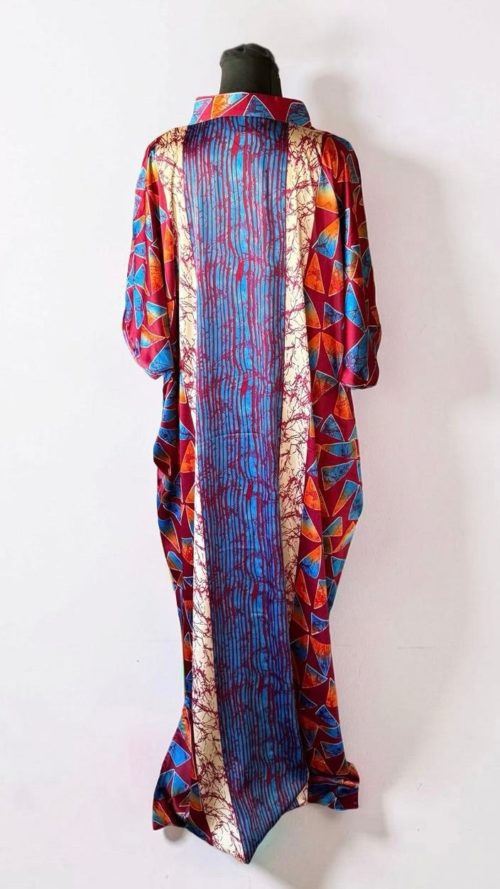 THE NAIROBI SISTER (BLUE/DARK RED)