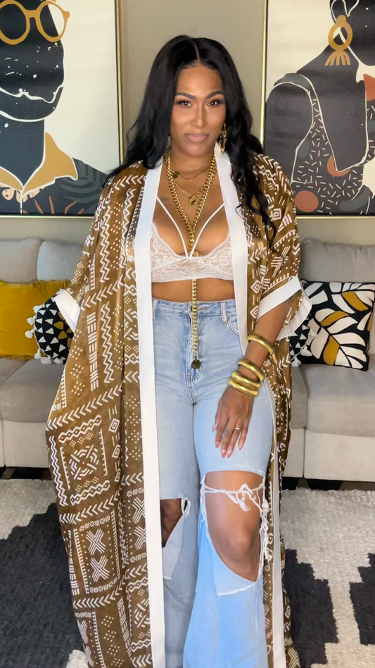 THE CULTURED AUNTIE (ANTIQUE GOLD/OLIVE)