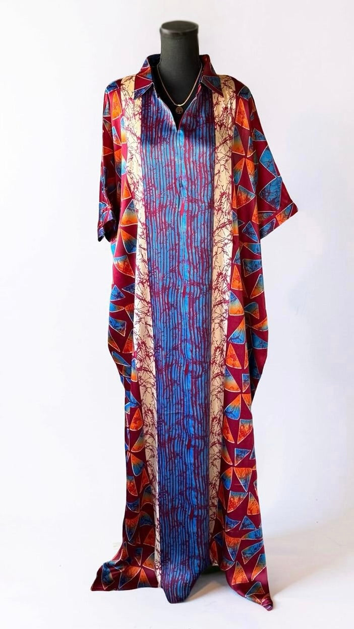THE NAIROBI SISTER (BLUE/DARK RED)